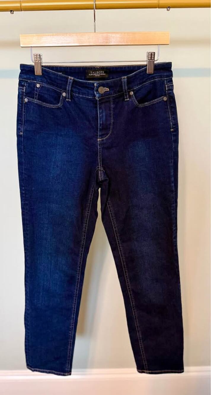 Talbots Flawless Five-Pocket Straight Jeans Petite 4P
